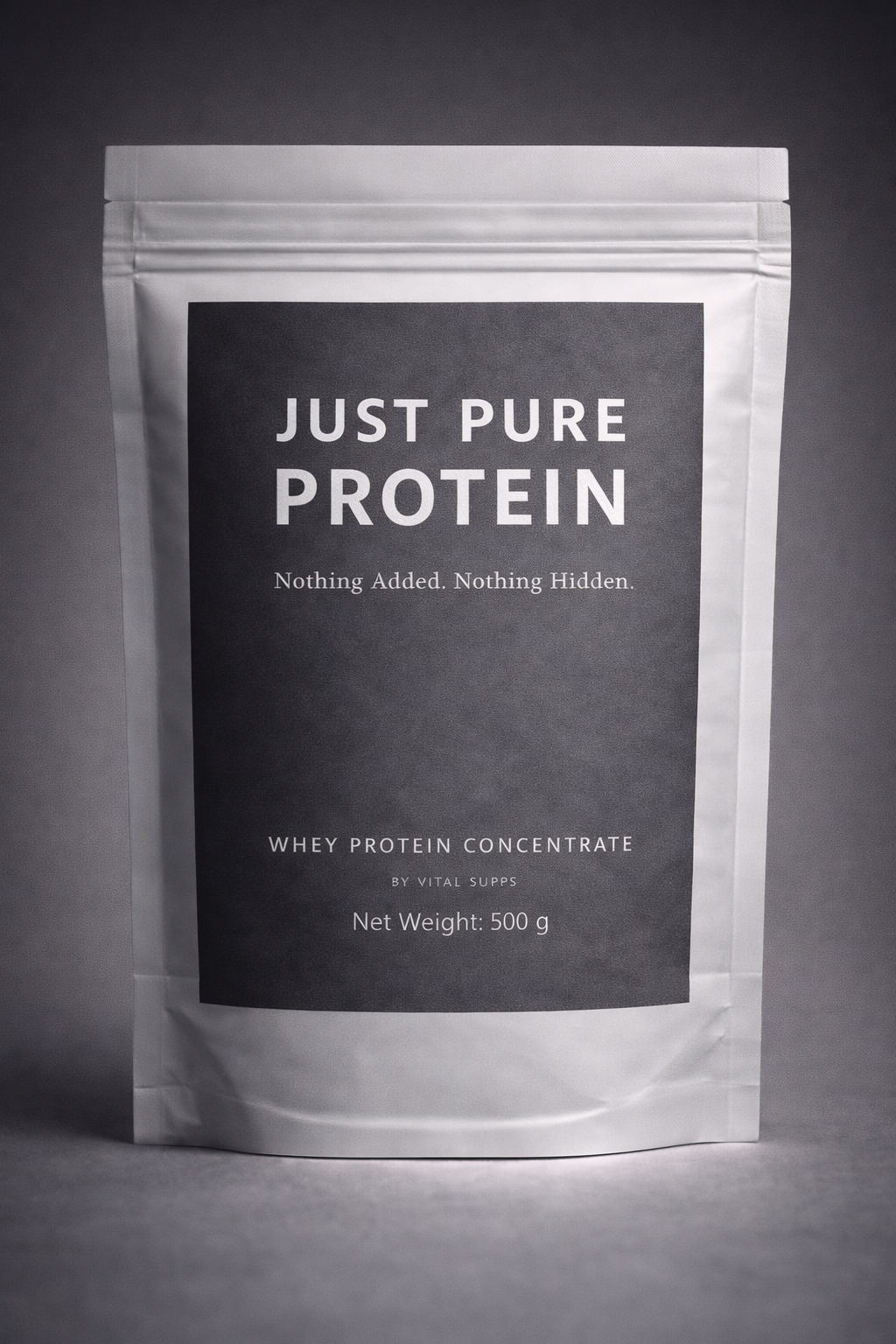 Just Pure Protein – Whey Protein Concentrate (WPC) | Unflavoured | 500g / 1kg